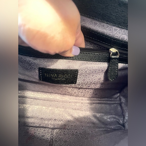 NINA RICCI QUILTED 2way BAG EUC - Picture 12 of 12